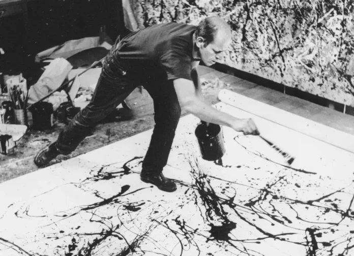 Jackson Pollock w pracowni